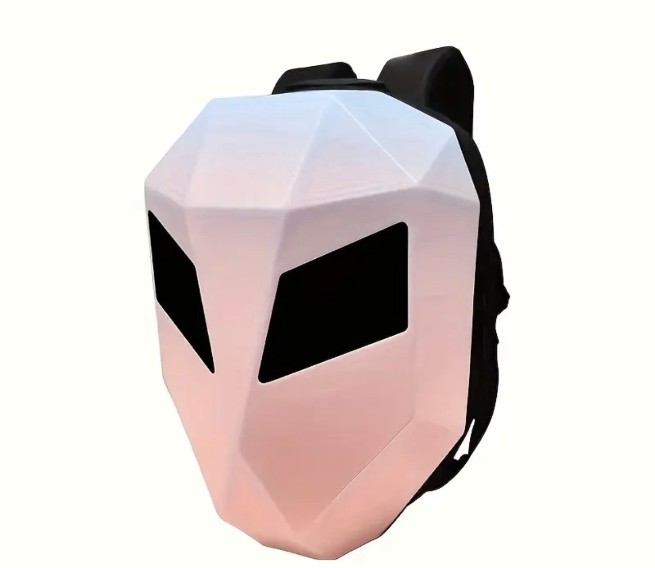 Mochila moto rosa ojos
