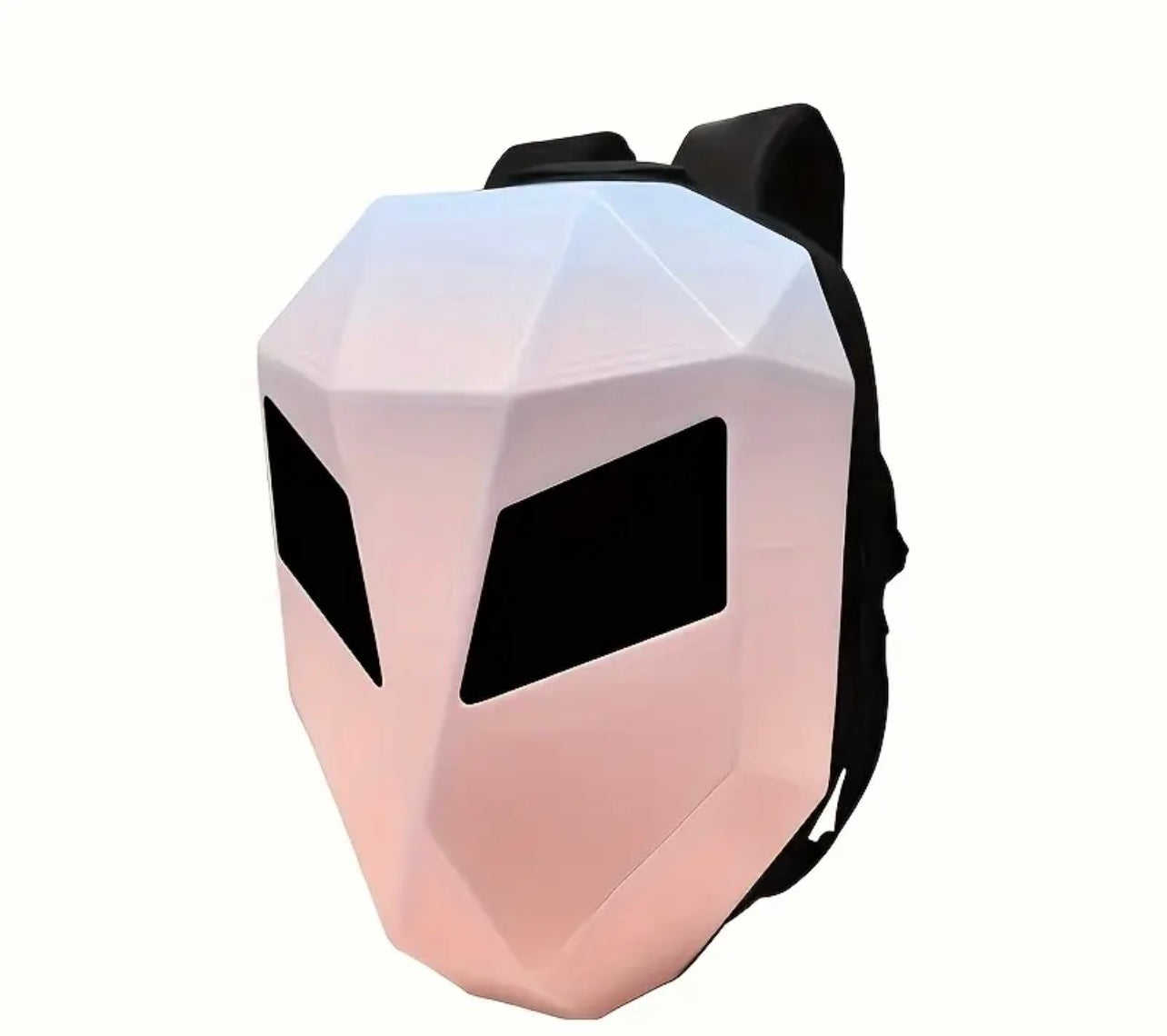 Mochila moto rosa ojos