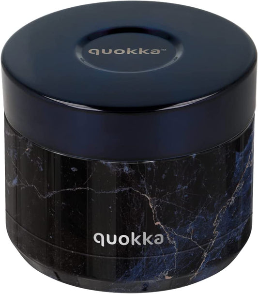 Quokka Recipiente Térmico 600 ml. Black Marble