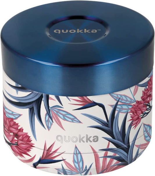 Quokka Recipiente Térmico 360 ml. Blue Garden