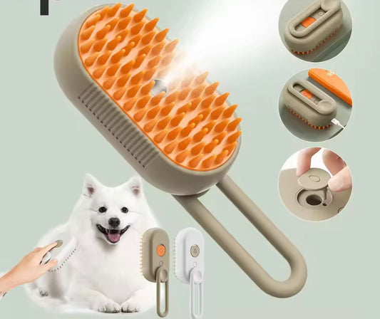 Cepillo vapor mascotas (blanco)