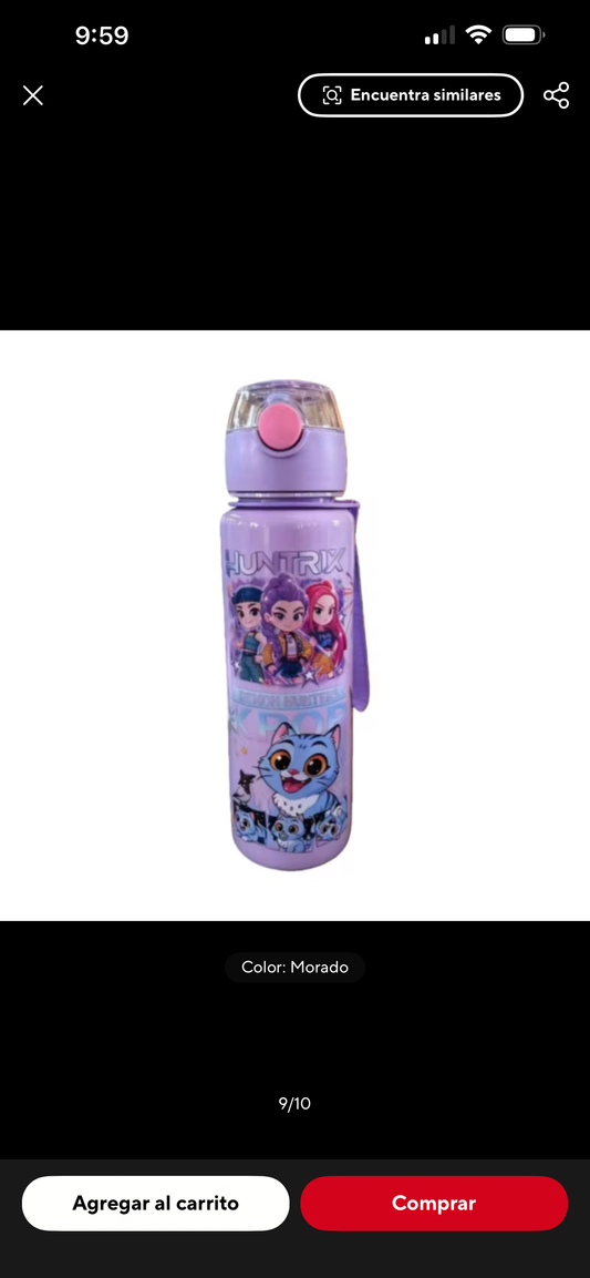 Botella agua Kpop